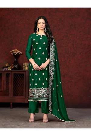 Kalini Ethnic Motifs Embroidered Unstitched Dress Material
