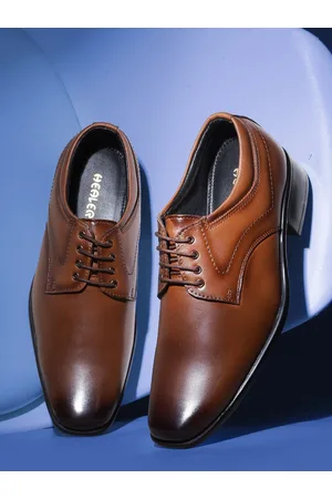Liberty Men Square Toe Leather Formal Derbys