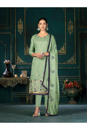 Kalini Ethnic Motifs Embroidered Unstitched Dress Material