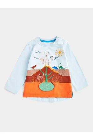 Mothercare Boys Printed Pure Cotton T-shirt
