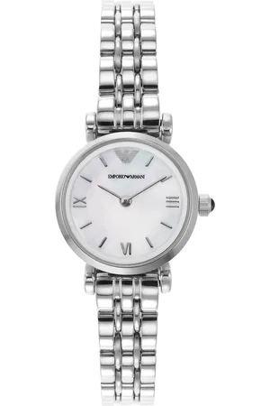 Emporio Armani Women Pearly White Dial Watch AR1763I