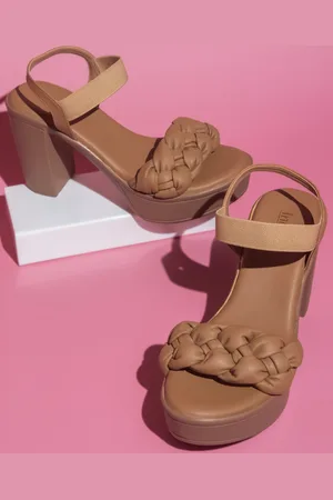 Inc 5 Braided Textured Work Platform Heels