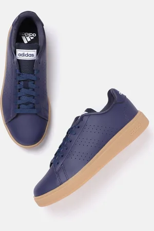 adidas Men Perforated Detail Advantage 3.0 Tennis Sneakers