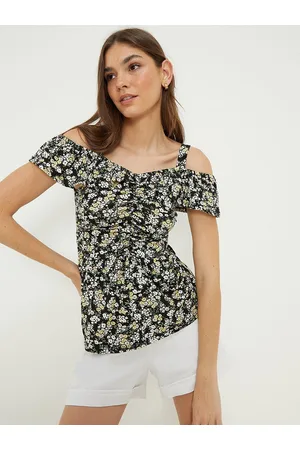 Dorothy Perkins Floral Print Ruched Top