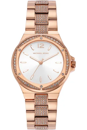 Michael Kors Women Embellished Lennox Analogue Watch MK7362