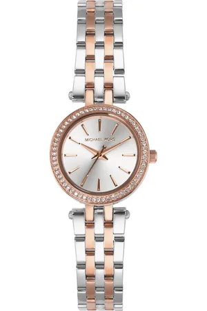 Michael Kors Women Silver-Toned Dial Watch MK3298I-2T
