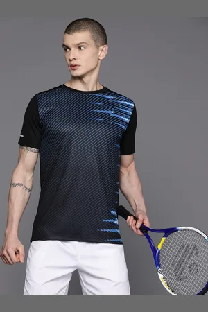 HRX Men Printed Rapid Dry Racket Sport T-shirt