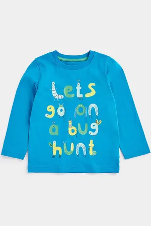 Mothercare Boys Printed Pure Cotton T-shirt