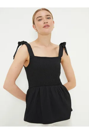 Dorothy Perkins Smocked A-Line Top