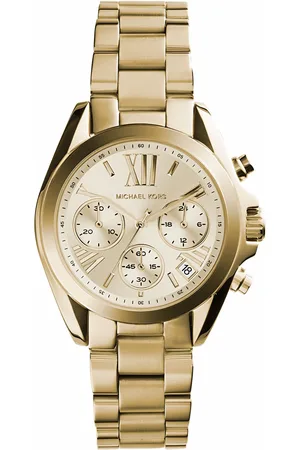 Michael Kors Women Gold-Toned Dial Chronograph Watch MK5798