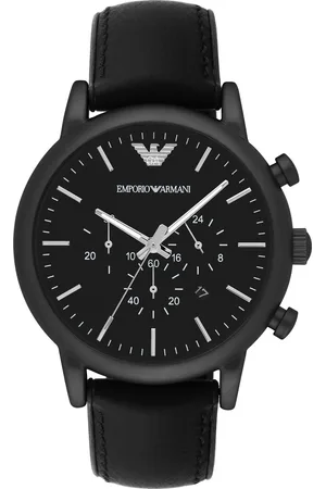 Emporio Armani Men Black Dial Chronograph Watch AR1970