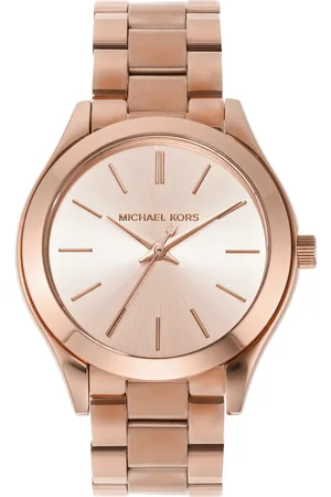 Michael Kors Women Rose Gold-Toned Dial Watch MK3513I