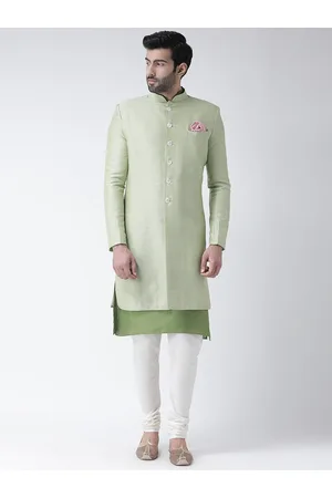 KISAH Men Indowestern Sherwani Churidar Set