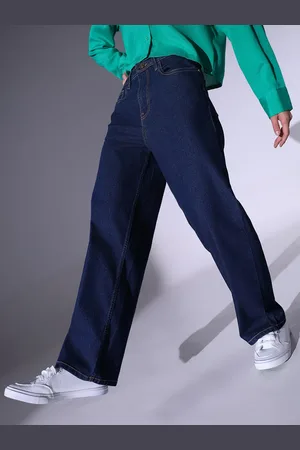 Hubberholme Women High-Rise Clean Look Heavy Fade Stretchable Relaxed Fit 90