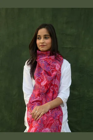 BUTA BUTI Ethnic Motifs Printed Cotton Scarves