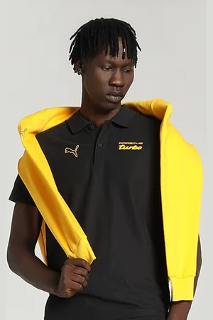 PUMA Porsche Legacy Polo Collar Cotton T-shirt