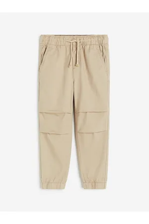 H&M Boys Pure Cotton Twill Joggers