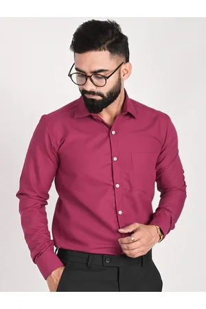 FUBAR Slim Fit Spread Collar Long Sleeves Formal Shirt