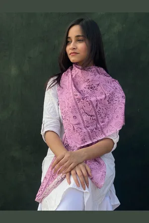 BUTA BUTI Floral Printed Cotton Scarves