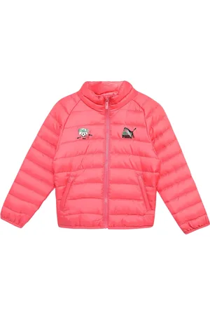 PUMA Super Girls Stand Collar Padded Jacket