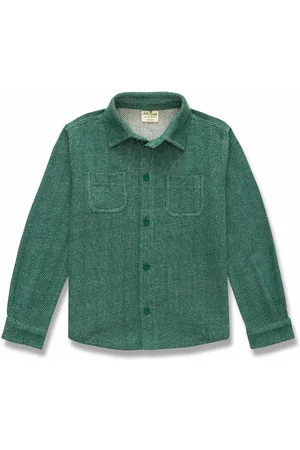 Juscubs Boys Self Design Textured Premium Cotton Casual Shirt
