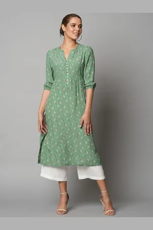 Chemistry Floral Printed A-line Kurta With Palazzos