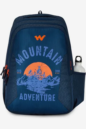 Wildcraft men cheap blue graphic backpack