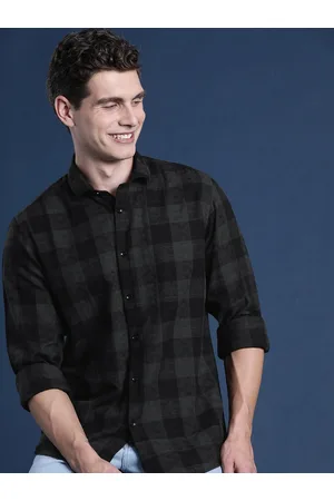 Mast & Harbour Standard Buffalo Checked Pure Cotton Casual Shirt