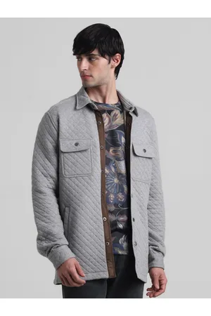 JACK & JONES Self Design Casual Oversized Shacket