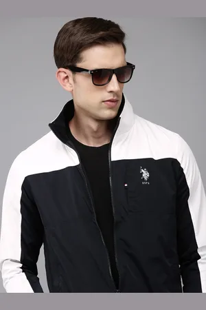 U.S. Polo Assn. Men Colourblocked Windcheater Jacket