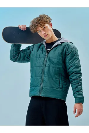 Bewakoof Hooded Oversized Puffer Jacket