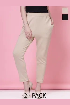 Clora Creation Women Pack of 2 Woollen Trousers