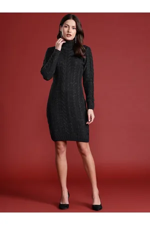 all about you Cable Knit Jumper Dress