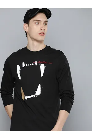 PUMA Men Graphic & Typography Print Franchise Basketball Long Sleeve Pure Cotton T-shirt