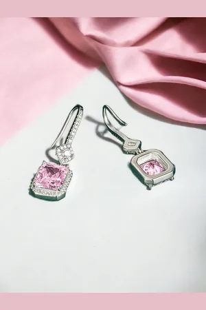 Designs & You Silver-Plated Geometric Drop Earrings