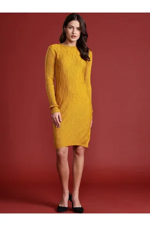 all about you Cable Knit Jumper Dress