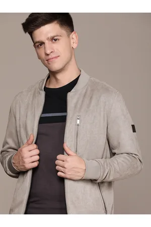 French Connection Suede Bomber Jacket