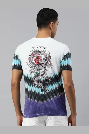 Huetrap Men Tie & Dye Printed T-shirt