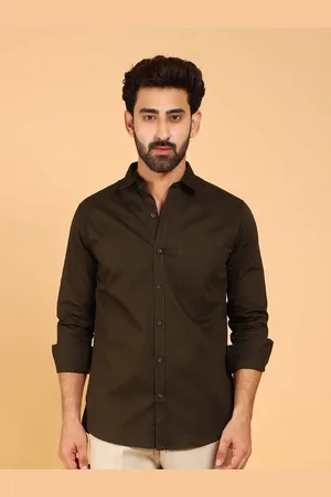 Blue Bird Classic Spread Collar Satin Shirt
