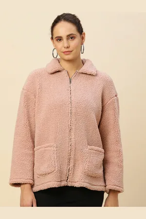 Chemistry Self Design Spread Collar Oversized Tailored Jacket