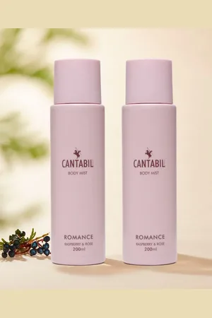 CANTABIL Set of 2 Romance Raspberry & Rose Body Mist - 200ml Each