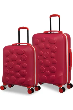 IT Luggage Half Time Kids Set Of 2 Textured Hard-Sided Trolley Suitcase 50.8cm