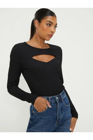 Dorothy Perkins Crinkle Cut-Out Top