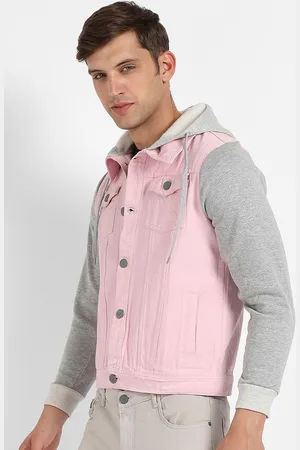 Campus Hooded Windcheater Cotton Denim Jacket