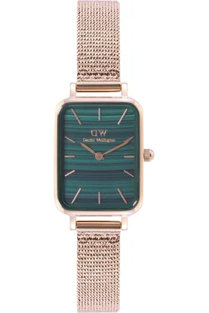 Daniel Wellington Women Quadro Pressed Melrose Bracelet Style Analogue Watch DW00100437K