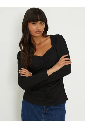 Dorothy Perkins Sweetheart Neck Ruched Top