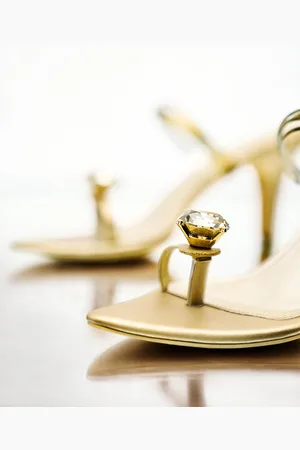 Signature Embellished Slim Heels