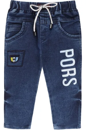 Wish Karo Boys Classic Light Fade Printed Clean Look Stretchable Jeans