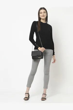 Crimsoune Club Women Solid Black Pullover