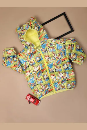 V-Mart Kids Typography Printed Lightweight Puffer Jacket
